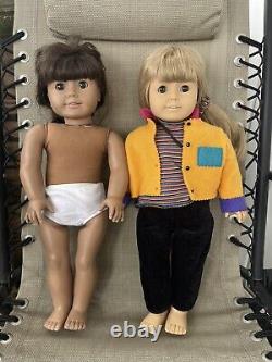 American Girl Doll lot Of 2 Pleasant Company girl Of today GT 2 GT 12 TM JLY GT