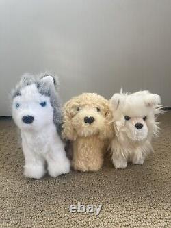 American Girl Dolls (3) American Girl Dogs (3) NEW CONDITION AND ACCESSORIES