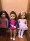 American Girl Dolls Isabelle (2014)Saige (2013)Grace (2015)