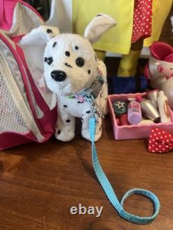 American Girl Dolls Kit & Samantha Lots Of Accessories Outfits Bed Case EUC