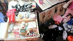 American Girl Dolls LOT Bitty Baby, Felicity & Samantha + Accessories 1990's