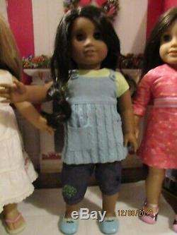 American Girl Dolls Sonali Chrissa Gwen Best Friends Meet Outfits + Books