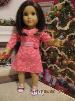 American Girl Dolls Sonali, Gwen, Chrissa DOTY 2009 Excellent Condition Complete