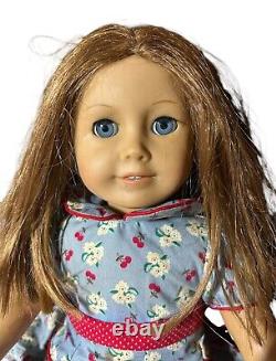 American Girl Emily Bennet 18 Doll RETIRED 2008 Meet Dress Blue Eyes Red Hair