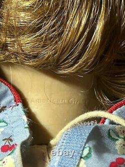 American Girl Emily Bennet 18 Doll RETIRED 2008 Meet Dress Blue Eyes Red Hair