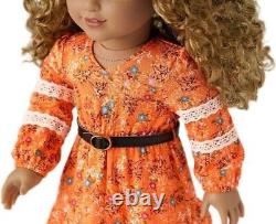American Girl Evette Peters Doll NEW 18 NIB Freckles Caramel Curly Hair