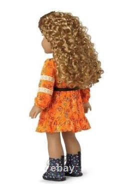 American Girl Evette Peters Doll NEW 18 NIB Freckles Caramel Curly Hair