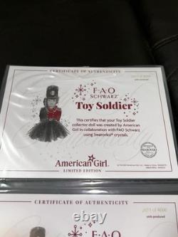 American Girl FAO Schwarz 2023 Toy Soldier LE Doll Brand New