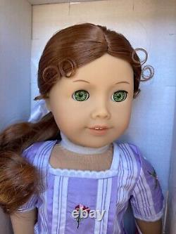 American Girl Felicity 18 Doll, Lavender Meet Dress, Book, New NRFB