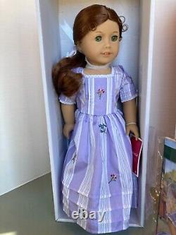 American Girl Felicity 18 Doll, Lavender Meet Dress, Book, New NRFB
