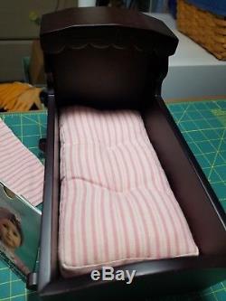 American Girl Felicity Baby Sister Polly With Cradle And Bedding And Trading