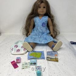 American Girl GOTY 2011 Kanani Akina Hawaiian 18 Doll in Floral Dress Bonus