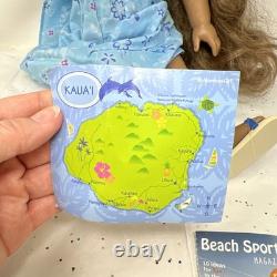 American Girl GOTY 2011 Kanani Akina Hawaiian 18 Doll in Floral Dress Bonus