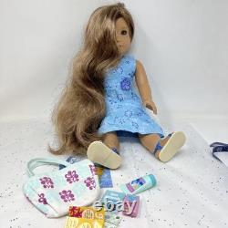 American Girl GOTY 2011 Kanani Akina Hawaiian 18 Doll in Floral Dress Bonus