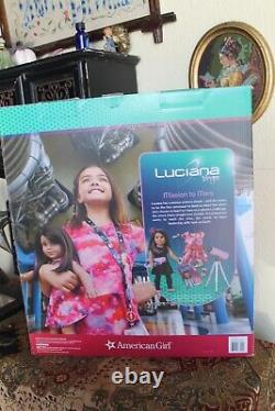 American Girl GOTY 2018 NRFB Luciana Vega 18 Doll-Accessories-Book NEW GIFT SET