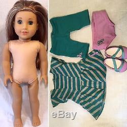 American Girl GOTY McKenna Doll Meet Outfit Tunic Leggings Undies Shoes