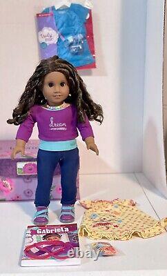 American Girl Gabriela Girl of the Year 2017 In Her Meet Outfit & Book withExtras