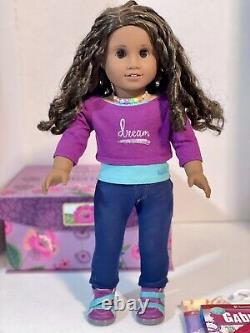American Girl Gabriela Girl of the Year 2017 In Her Meet Outfit & Book withExtras