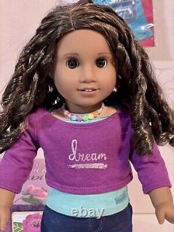 American Girl Gabriela Girl of the Year 2017 In Her Meet Outfit & Book withExtras