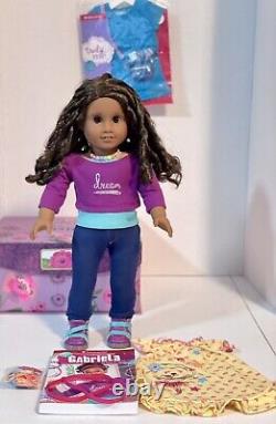 American Girl Gabriela Girl of the Year 2017 In Her Meet Outfit & Book withExtras