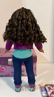 American Girl Gabriela Girl of the Year 2017 In Her Meet Outfit & Book withExtras