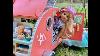 American Girl Get Outside Camper With Camp Table U0026 Chairs Set New