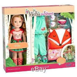American Girl Gift Set WellieWishers Wellie Wishers Willa Doll with Accessories