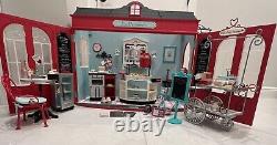 American Girl Grace French Bakery Retired VHTF with Bistro Cart, Mixer Extras+