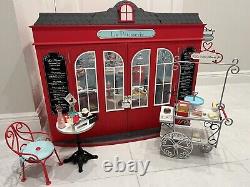 American Girl Grace French Bakery Retired VHTF with Bistro Cart, Mixer Extras+