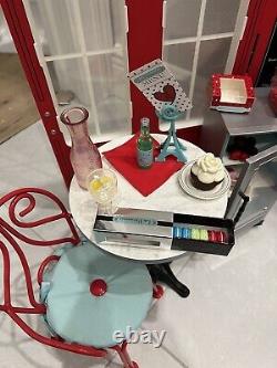 American Girl Grace French Bakery Retired VHTF with Bistro Cart, Mixer Extras+