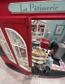 American Girl Grace French Bakery Retired VHTF with Bistro Cart, Mixer Extras+