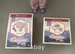 American Girl Gwynn Tan Doll Pierced Ears New Outfit Accessories Black Hair