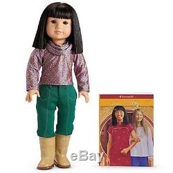 American Girl IVY LING DOLL & PAPERBACK BOOK top pants boots earrings NRFB