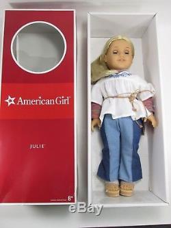 American Girl JULIE ALBRIGHT 18 Doll BRAND NEW NRFB Meet Outfit