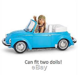 American Girl JULIE CAR WASH for 18 Dolls Blue Volkswagon Beetle 1970's NEW