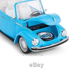 American Girl JULIE CAR WASH for 18 Dolls Blue Volkswagon Beetle 1970's NEW