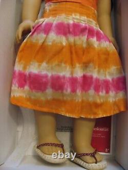 American Girl Jess 18 Doll with Meet Outfit, Book, and Wood Base Stand