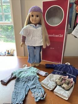 American Girl Julie Doll 18 Inches Tall, Box, 2 Extra Outfits