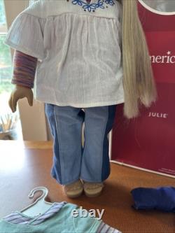 American Girl Julie Doll 18 Inches Tall, Box, 2 Extra Outfits
