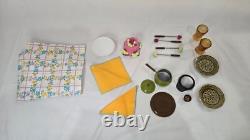American Girl Julie's Fondue Set RETIRED Accessory EUC 1970s Style
