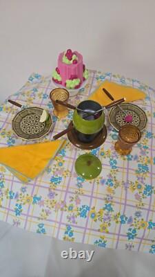 American Girl Julie's Fondue Set RETIRED Accessory EUC 1970s Style