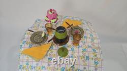 American Girl Julie's Fondue Set RETIRED Accessory EUC 1970s Style