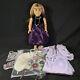 American Girl Just Like You Doll Blond Hair Blue Eyes with Extra Clothes 18