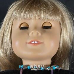 American Girl Just Like You Doll Blond Hair Blue Eyes with Extra Clothes 18