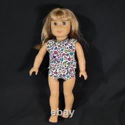 American Girl Just Like You Doll Blond Hair Blue Eyes with Extra Clothes 18