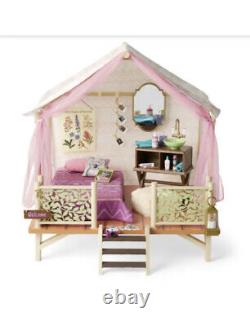 American Girl KIRA'S COMFY PLATFORM TENT for 18 Dolls NEW Camp Furniture House