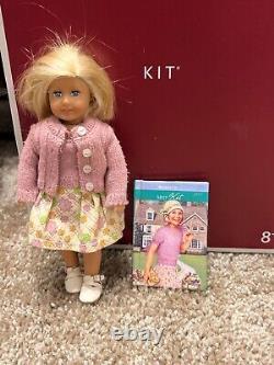 American Girl KIT KITTREDGE 18&6 DOLL RETIRED in Meet + School Outfit and Bag