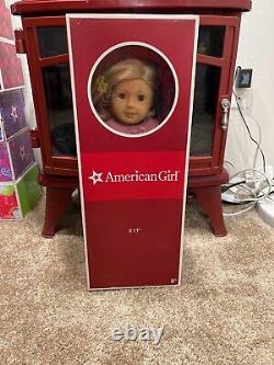 American Girl KIT KITTREDGE 18&6 DOLL RETIRED in Meet + School Outfit and Bag