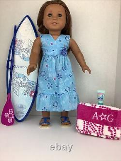 American Girl Kanani 2011 Doll Of The Year Hawaiian Dress & Paddleboard