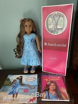 American Girl Kanani Akina With Box And Book Display Doll